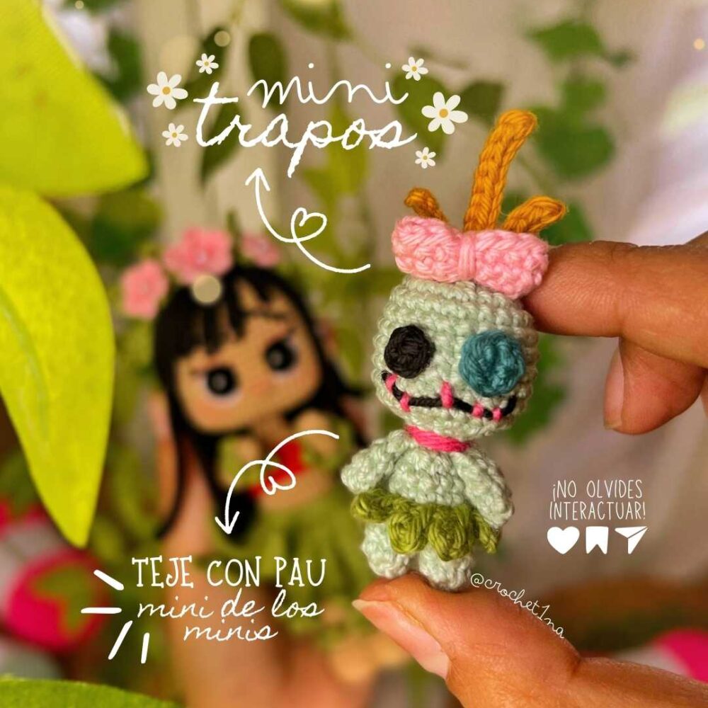 Mini Trapos • Patrón Digital 🩵✨